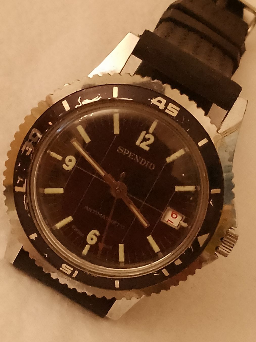 Orologi: Splendid handaufzug 42mm läuft super  – Usato da Agno venduto da sam2608