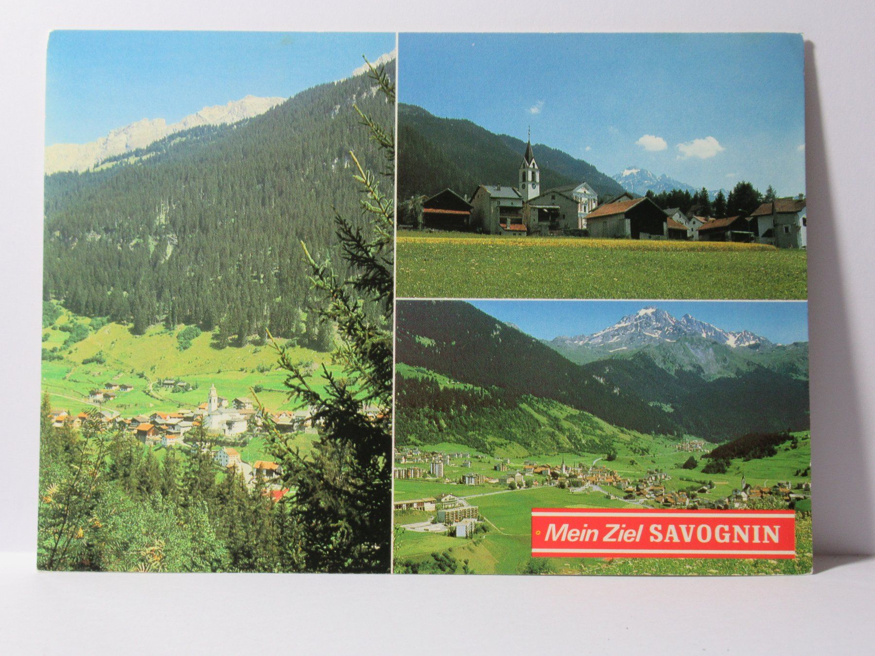 Cartoline postali: Savognin , Kirche – Usato da Grenchen venduto da Bluemchen1900 1