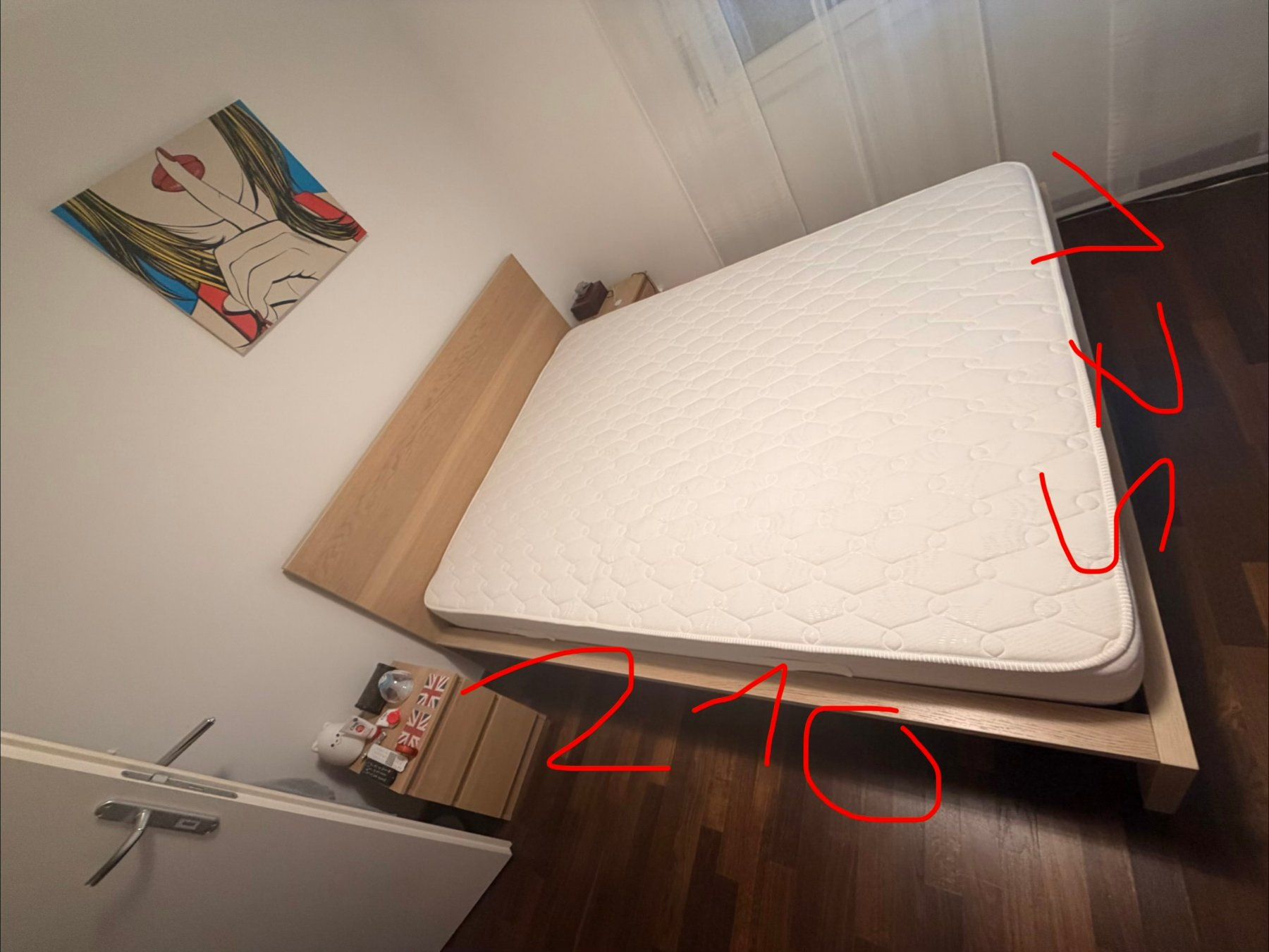 Ikea Letti: Bett Set mit Matratze und Lattenrost – Usato da Allschwil venduto da roberto.reck 1