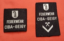 Pattensatz Feuerwehr Ciba-Geigy