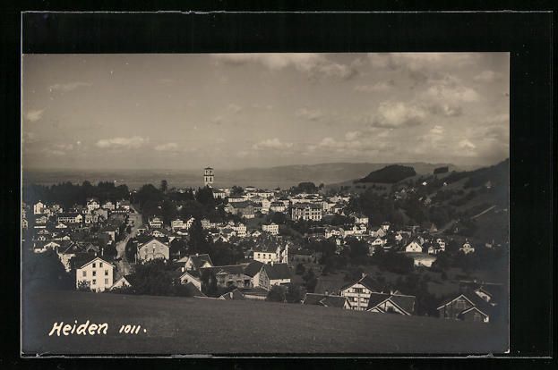 Cartoline postali: AK Heiden, Gesamtansicht des Ortes – Usato da Berlin venduto da bartko-reher