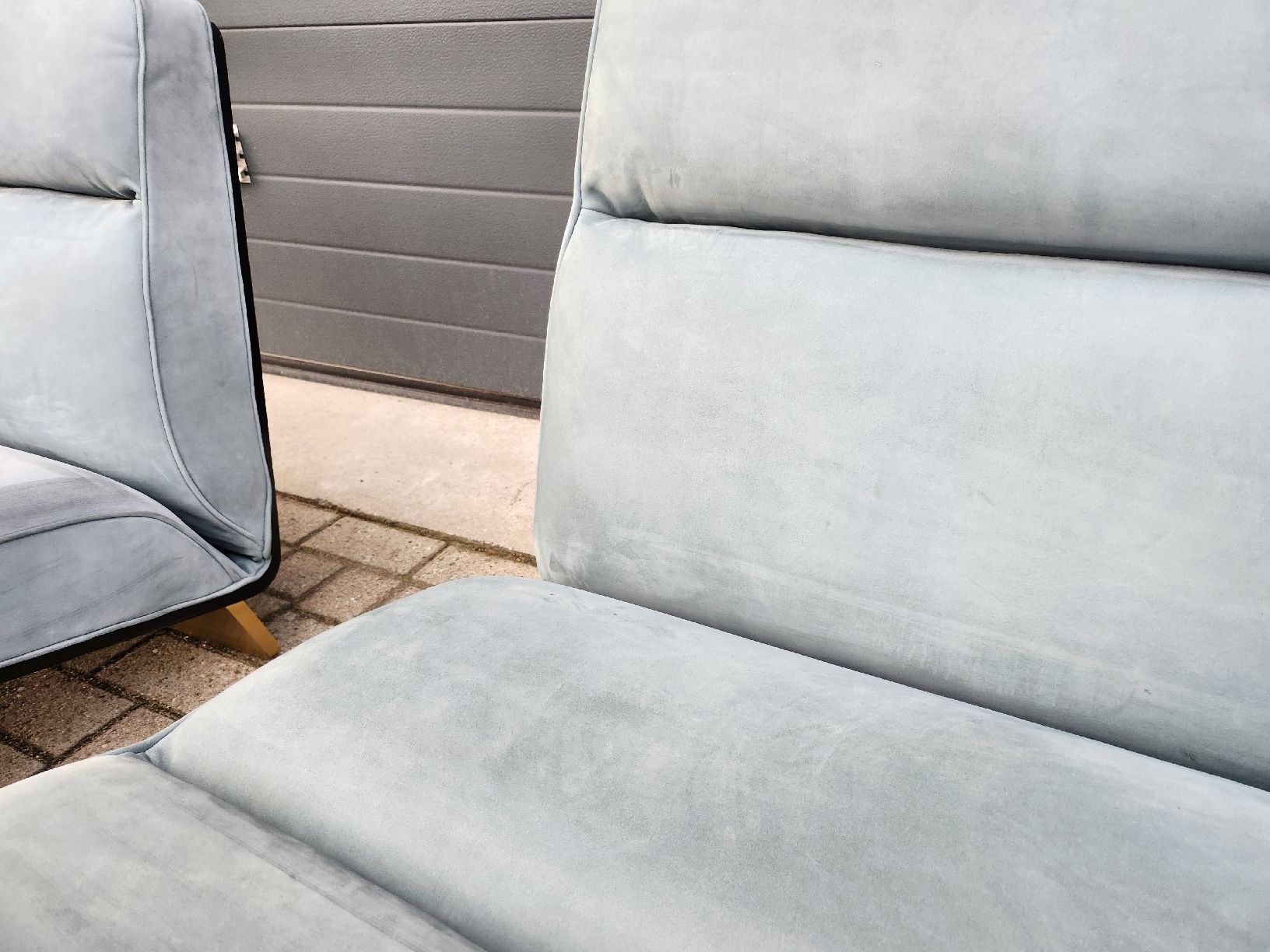 Baxter Poltrone: Baxter - Greta chairs in Kashmir leder - set von 2 – Usato da Gelderland venduto da HermsenDesign 3