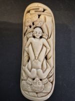 Asiatika - erotische Darstellung. Schnitzkunst in Knochen