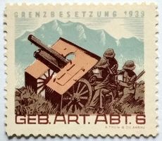 Soldatenmarke 2.WK, Gebirgs Artillerie Abt 6, Wi Art 64