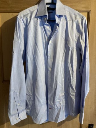 Herren Hemd Tommy Hilfiger Regular Fit Grösse 40 hellblau