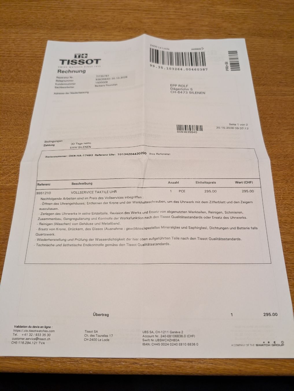 Tissot Uhren: Tissot T Touch Experte  – Neu (gemäss Beschreibung) aus Silenen von Sector1979 1