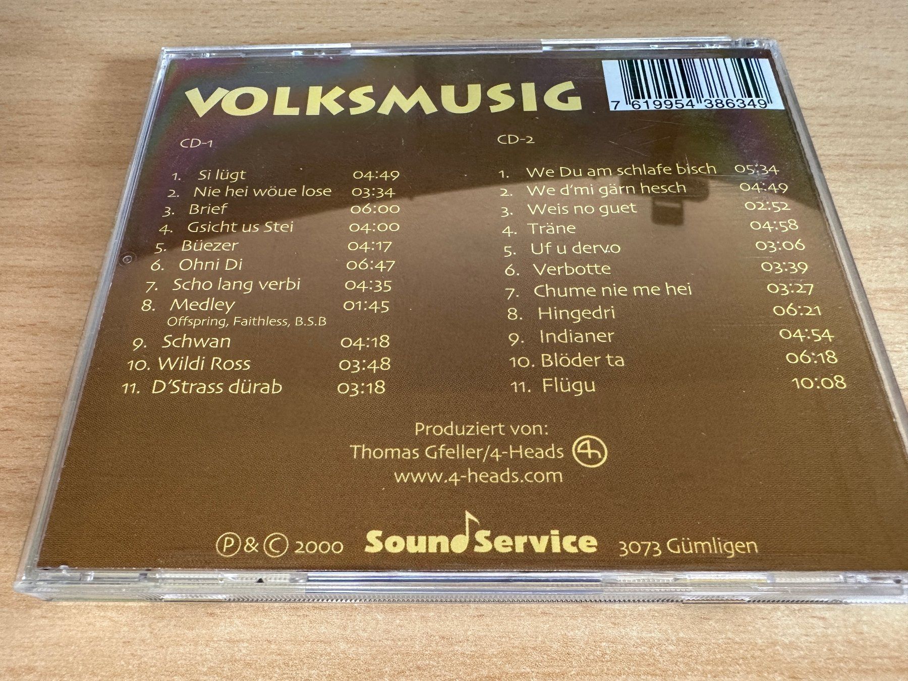CDs: Gölä – Volksmusig - 2 CD – Gebraucht aus Rikon im Tösstal von Alpenmutz 1