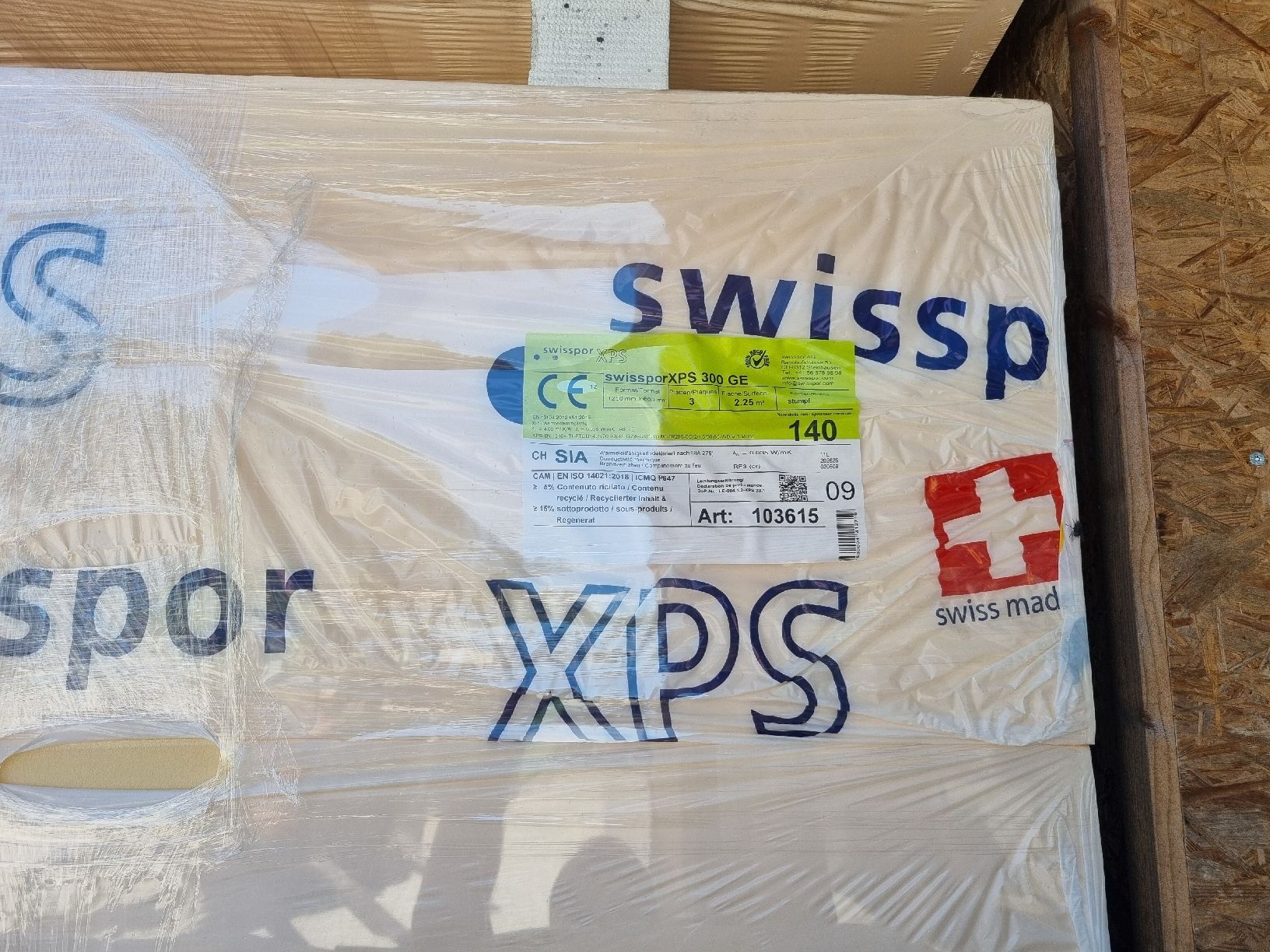 Piatti di portata: Swiss Made XPS Isolation Platten, ungebraucht, 300 GE – Nuovo e nell'imballaggio originale da detligen venduto da holztech 1