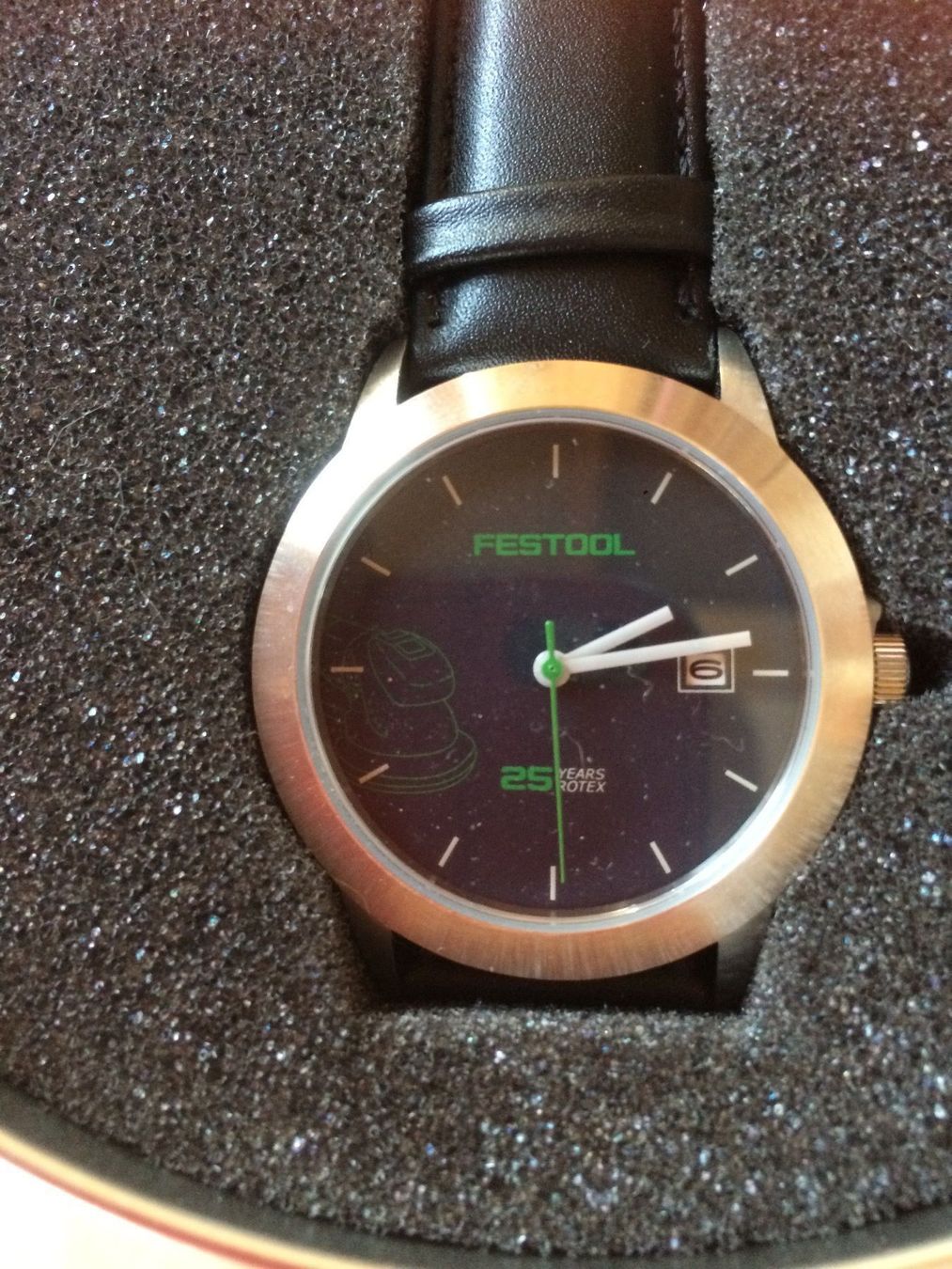 Orologi: Werbeuhr Festo – Nuovo e nell'imballaggio originale da Mont Tramelan venduto da Oktober1958