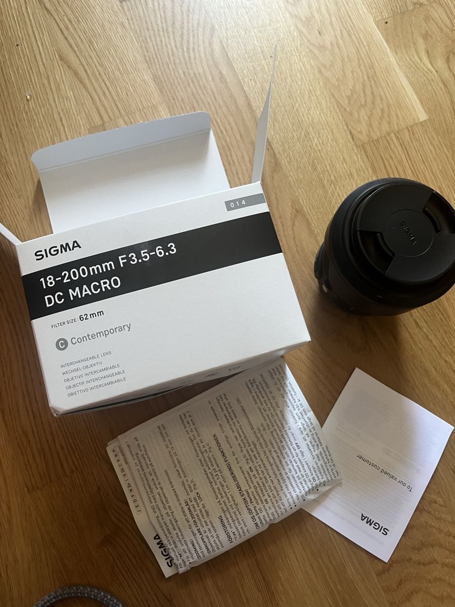 Sigma Obiettivi: Objectif SIGMA 18-200mm F3.5-6.3 DC MACRO – Usato da Fontaines NE venduto da madamezo