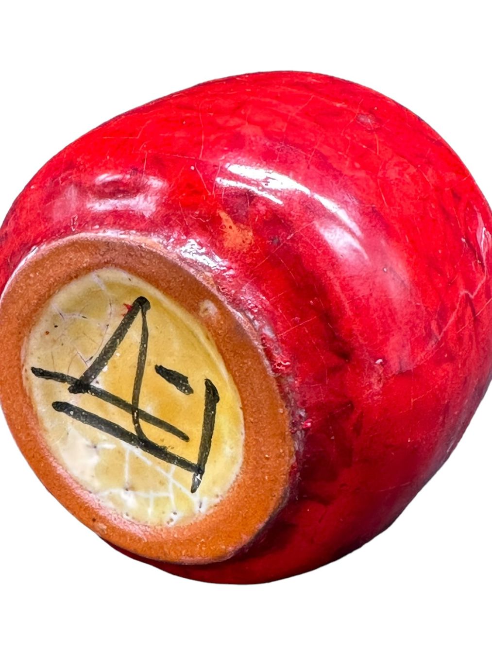 Vasi & Recipienti: Hafner Lucette - Superbe petit vase en grés émaillé rouge – Usato da Morges venduto da MeeBee 8