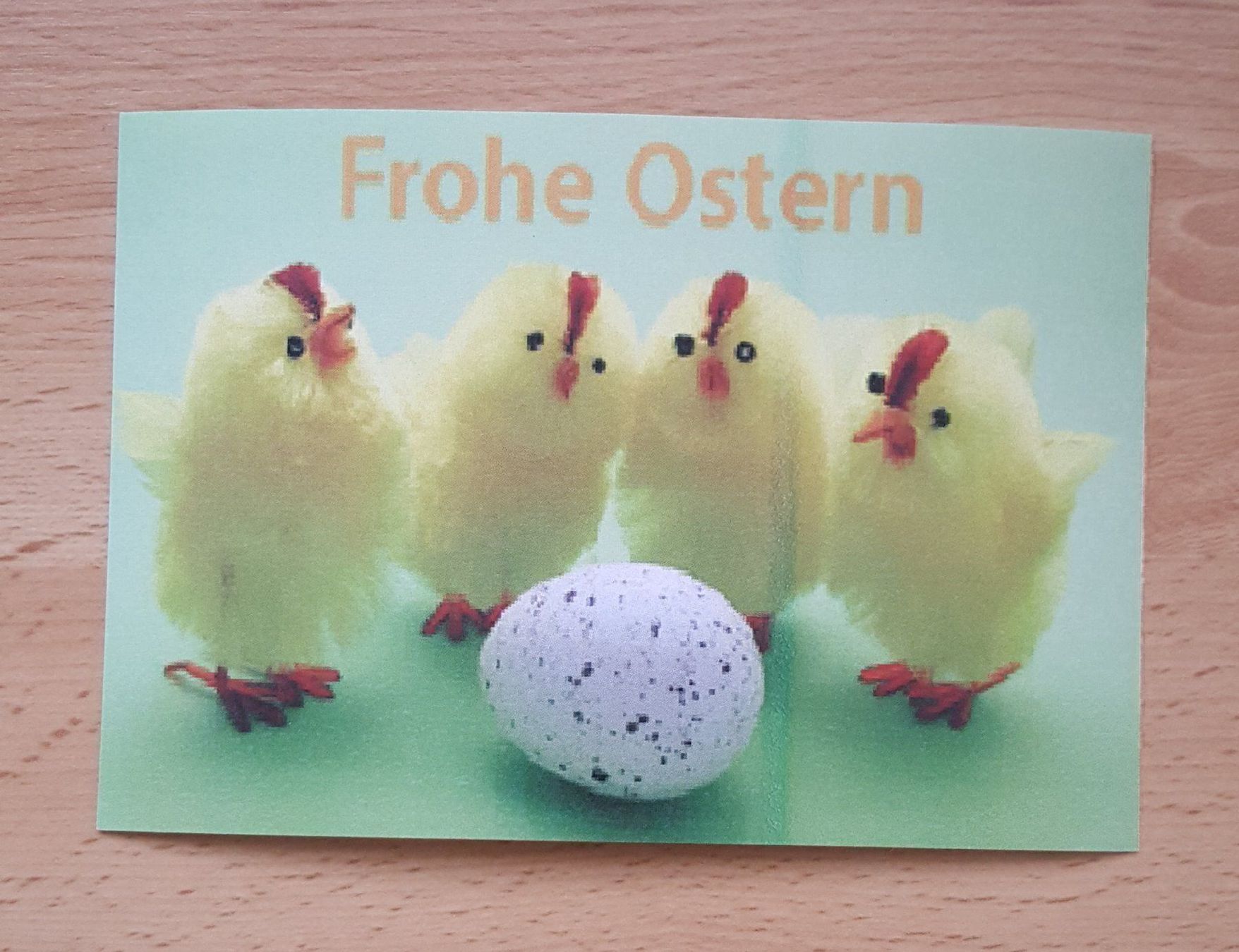 Cartoline: 3 Osterkarten mit Kuvert - Ostergrüsse – Nuovo (secondo la descrizione) da Leimbach TG venduto da manu-tg 3