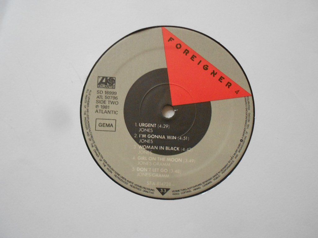 Vinyles: FOREIGNER 4 – D'occasion à Bex par  3