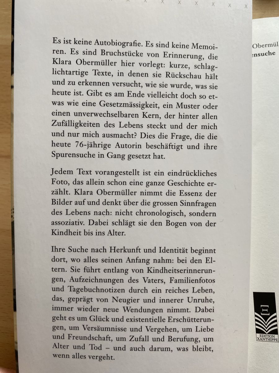 Libri: Spurensuche - Klara Obermüller – Usato da Schwarzenburg venduto da Michellu 4
