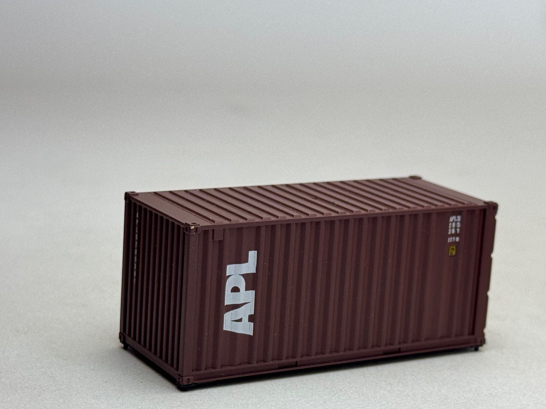 Modelleisenbahnen: EB- 20 Ft. Container APL braun – Gebraucht aus Elm von Wikmtz 1