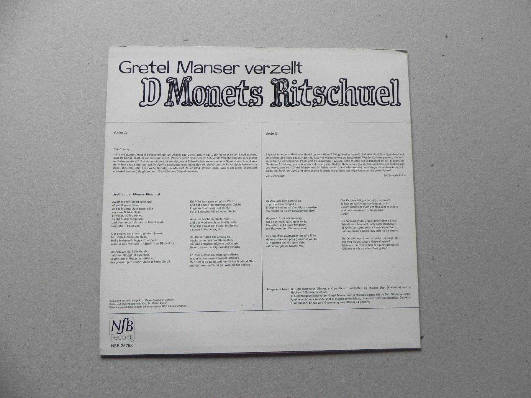 Dischi in vinile: LP Schweiz Mundart Geschichte Karusell – Usato da Siebnen venduto da krimsie 1