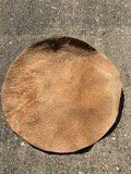 Kuhfell, Leder 65 cm gegerbt, mit Haar (Nr.3)