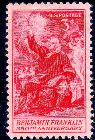 Tutti i francobolli: BENJAMIN FRANKLIN 1956 US POST ** POSTFRISCH ** - ME51 – Nuovo (secondo la descrizione) da Losone venduto da EM2019