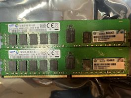 16 GB DDR4 2400T Ram ecc für Server oder Workstation