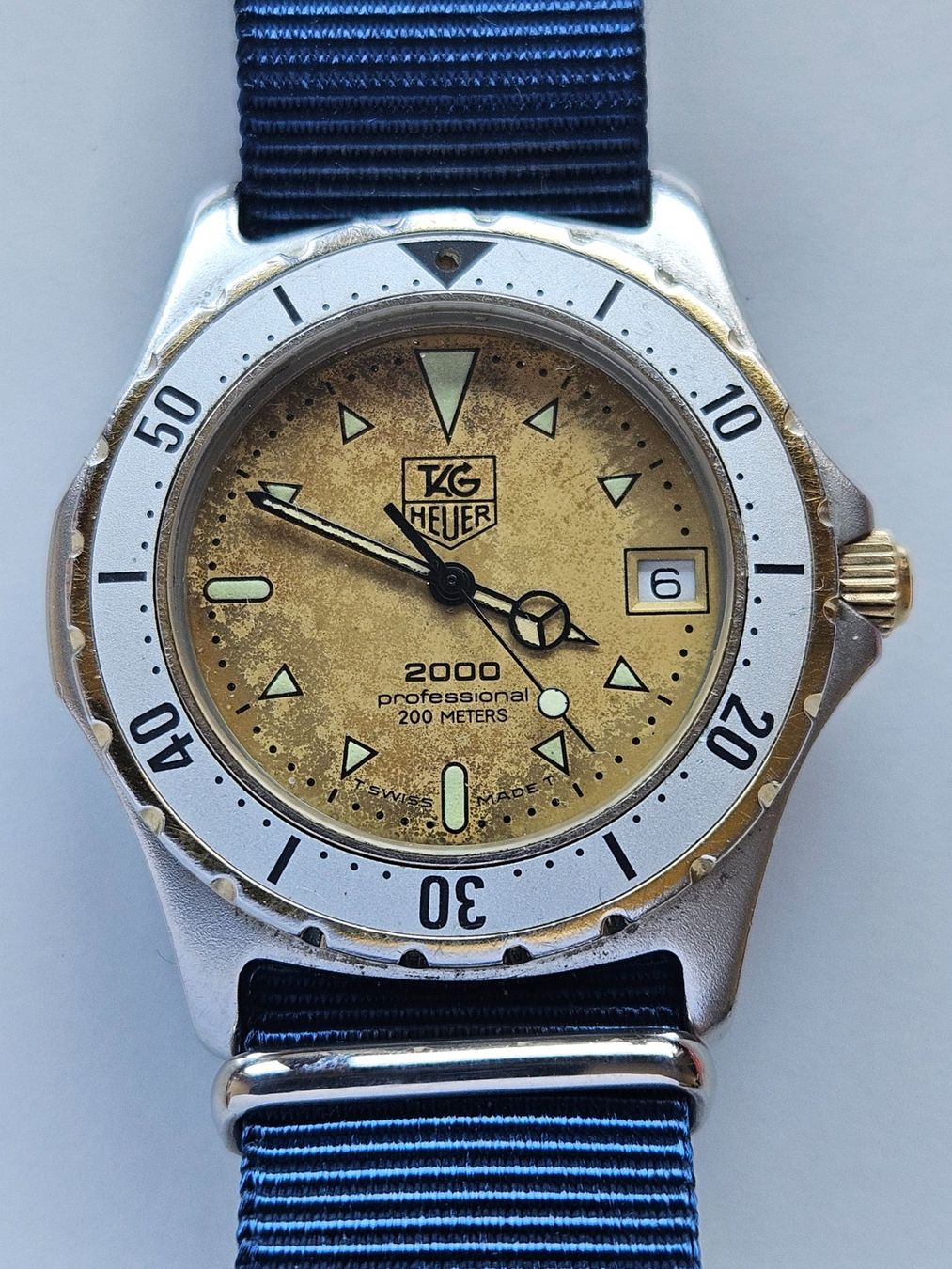 Tag Heuer Orologi: 671 Tag Heuer Professional 2000 Date Quartz – Usato da Berikon venduto da mmm21