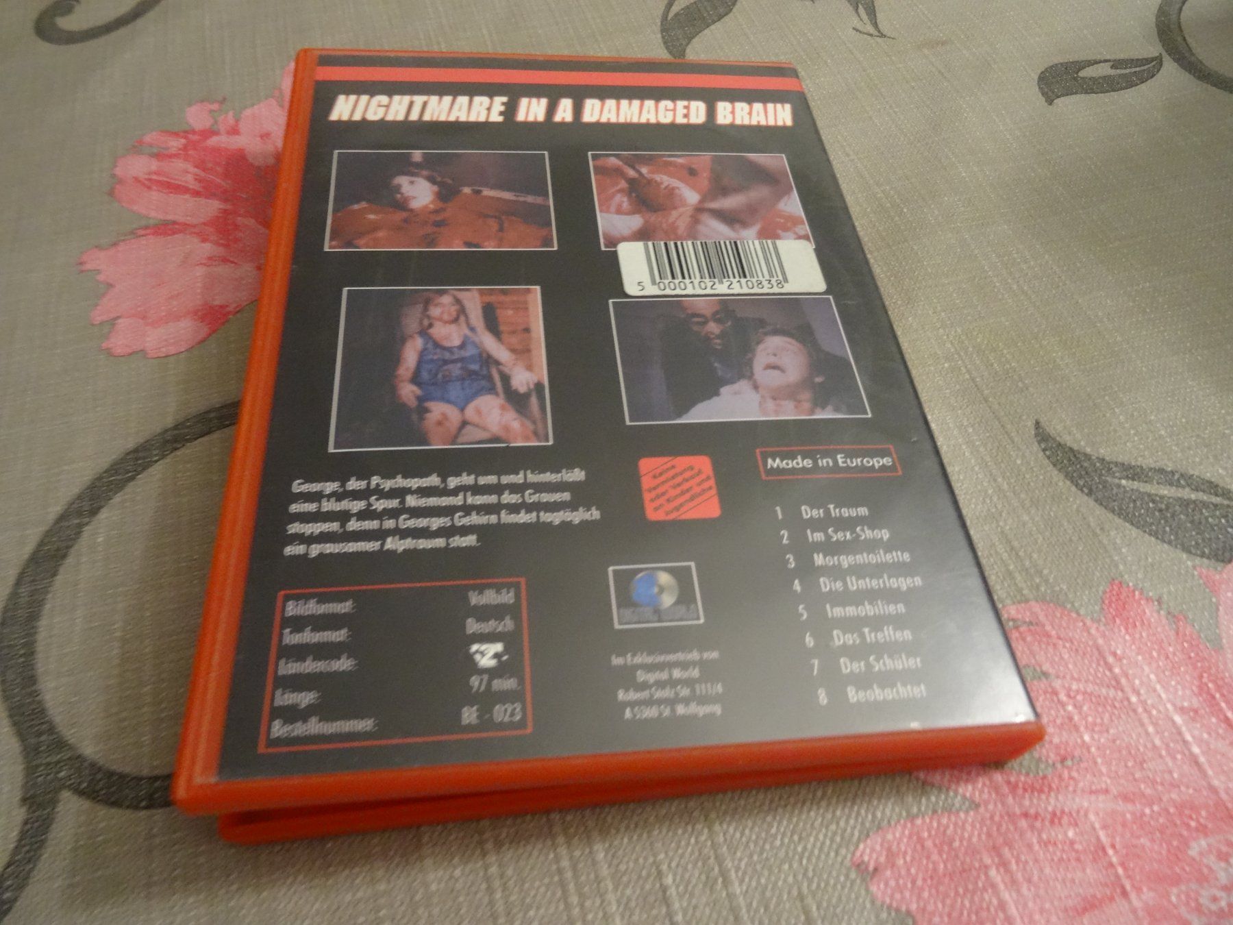 Tutti i DVDs: Nightmare in a Damaged Brain DVD – Usato da Olten venduto da Disc-Verkauf 2