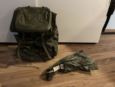 Militär Rucksack Jg. 1974 mit Brot- und Postsack