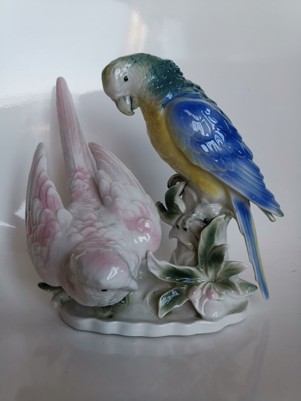 Figuren: Porzellan Papageien, gross – Gebraucht aus Uerikon von pink_flamingo