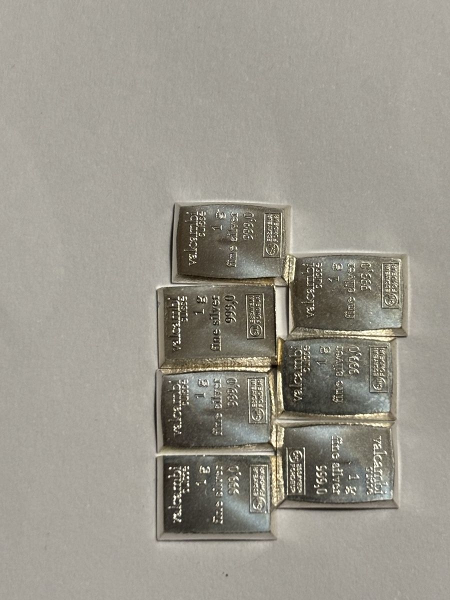 Valcambi Edelmetalle: 7x1g Silberbarren von Valcambi  – Neu (gemäss Beschreibung) aus Wil SG von mario.wick