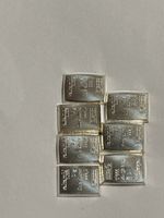 7x1g Silberbarren von Valcambi 