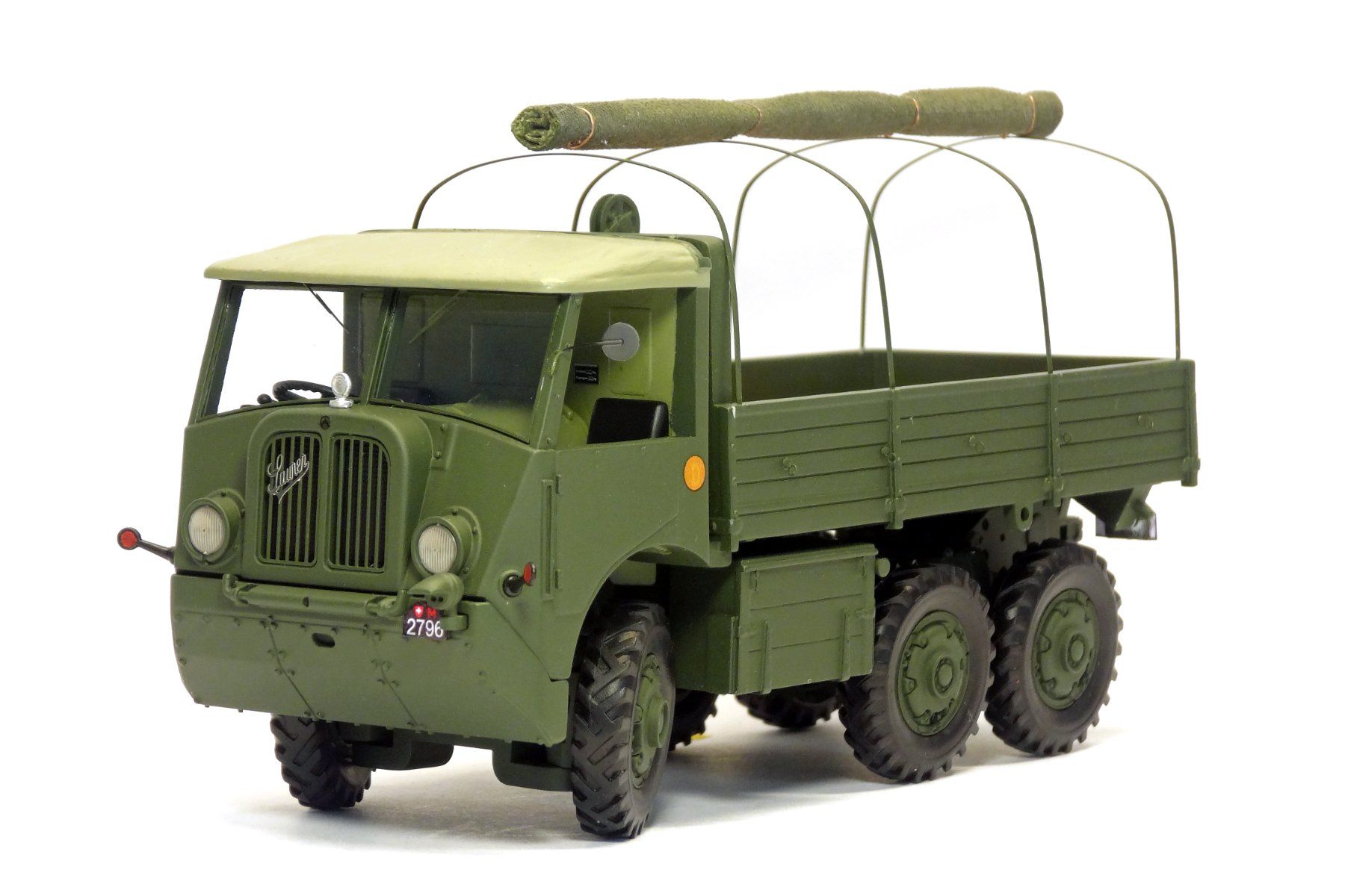 Kit di modellismo & Modellini statici: Saurer M6 Tannengrün 1:35 – Nuovo e nell'imballaggio originale da Lenk im Simmental venduto da AFM-Modellbau 2