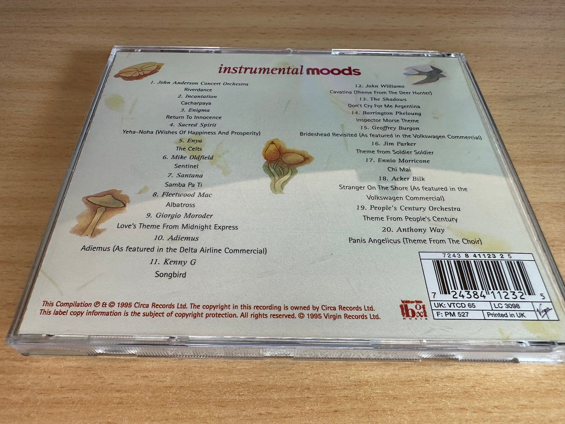 CD: Various – Instrumental Moods – Usato da Rikon im Tösstal venduto da Alpenmutz 1