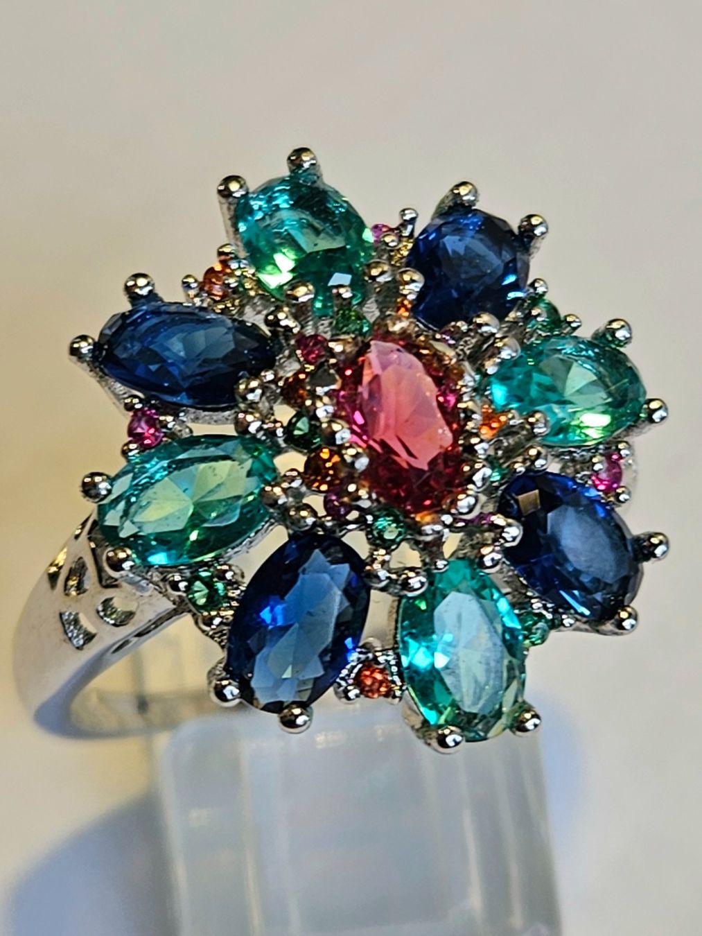 Anelli: Edelstein Silber Ring – Nuovo (secondo la descrizione) da Zürich venduto da ben_mn5h 7