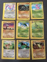 Pokémon E-Card Sammlung – 9 Karten – Aquapolis/Expedition 