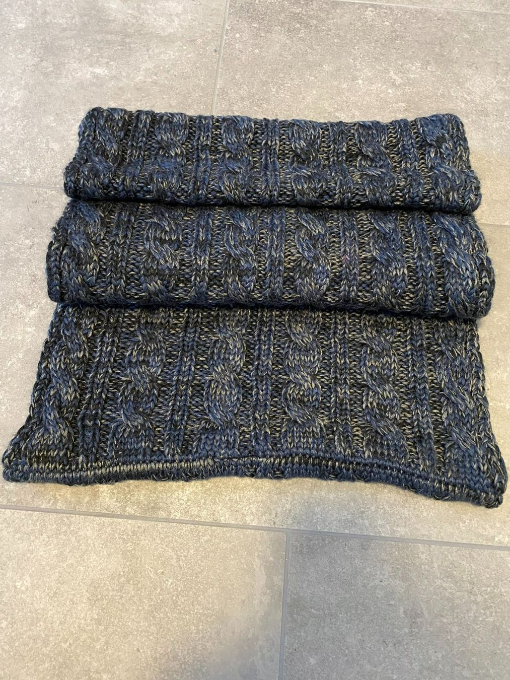 Codello Foulards, Tücher & Schals: Warmer Codello Loop-Schal,blau/melliert, – Neu (gemäss Beschreibung) aus Sarmenstorf von Nathi013 4