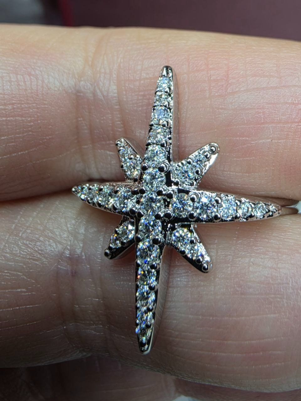 Anelli: Bague argent avec diamants de moissanite GRA – Nuovo e nell'imballaggio originale da Reconvilier venduto da Tsma67 6