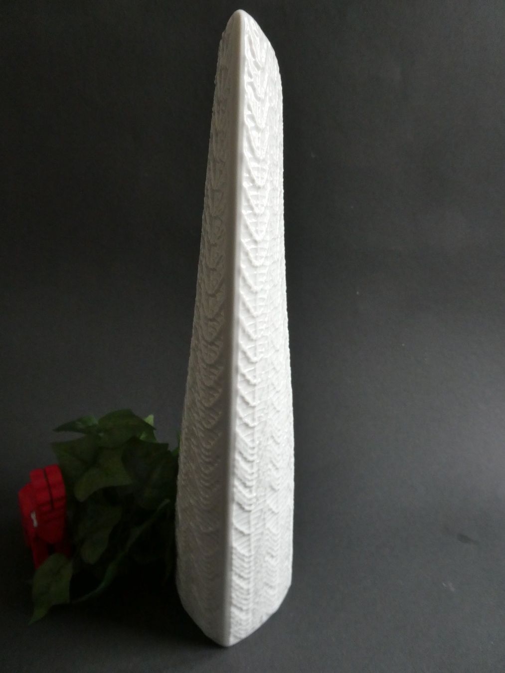 Fürstenberg Vasi & Recipienti: Fürstenberg Vase - Wellen - Weiss - Form 1544-31 – Nuovo (secondo la descrizione) da Zürich venduto da ursinas-shop 2