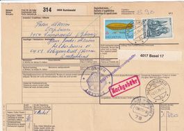 Begleitadresse Sumiswald Basel Freiburg i. Br. 1975