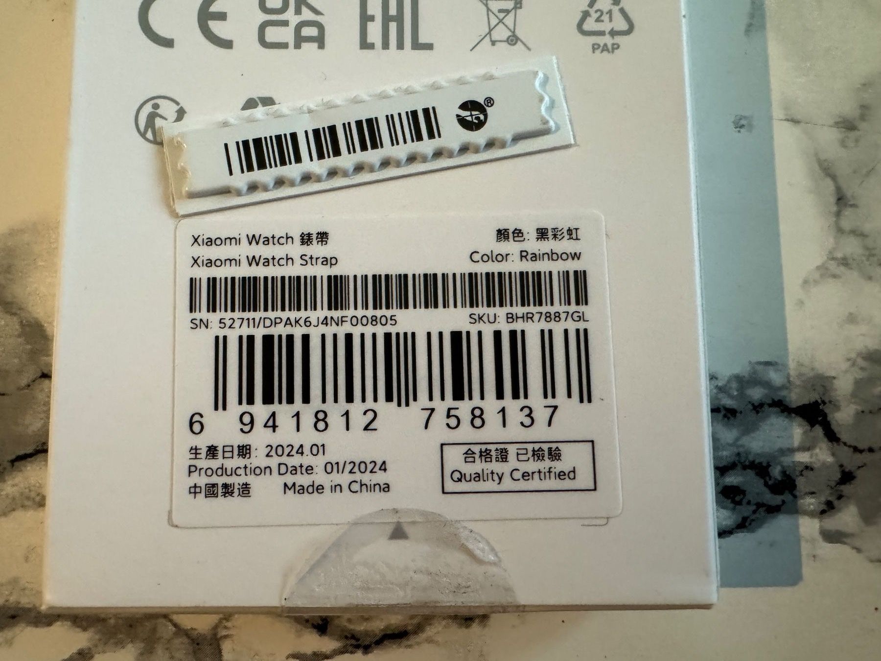 Armbänder & -reifen: Xiaomi Watch Strap *Rainbow – Neu und originalverpackt aus Adlikon b. Regensdorf von microman165 1