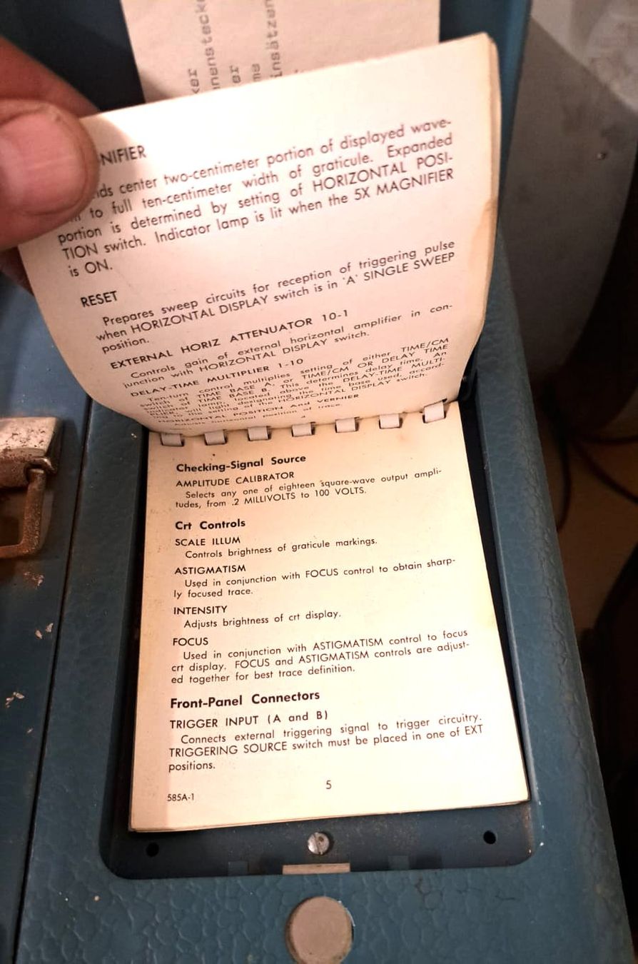 Misurare: Tektronix 585A - Oscilloskop - 1963-1965 – Difettoso da Genève venduto da Boltz57 5