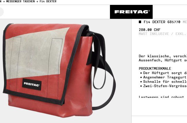 Freitag Borse: Freitag F14 Tasche / sac – Usato da Collonges venduto da arashee 9