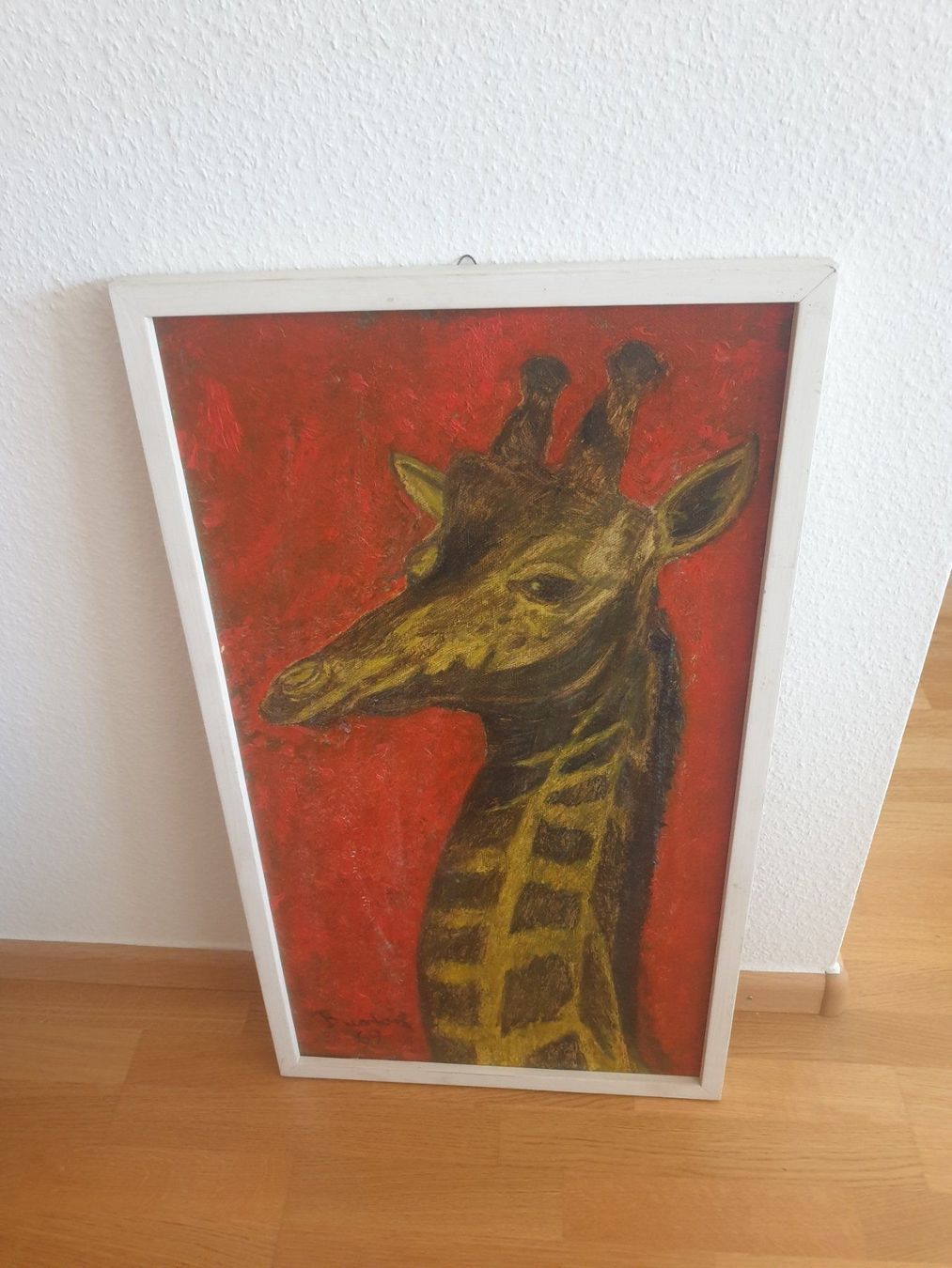 Dipinti: Giraffe Wandbild Ölbild Gemälde – Usato da Allschwil venduto da Sandyheart 4