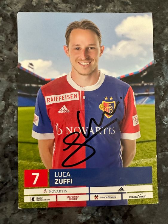 Autogramm Karte Luca Zuffi (FCB 20142021) Kaufen auf Ricardo
