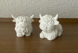 Highland Rinder Figuren,