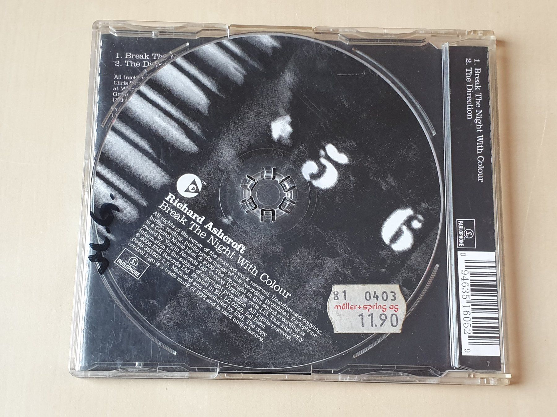 CDs: Richard Ashcroft Break The Night With Colour – D'occasion à Stansstad par collectorsshop 1