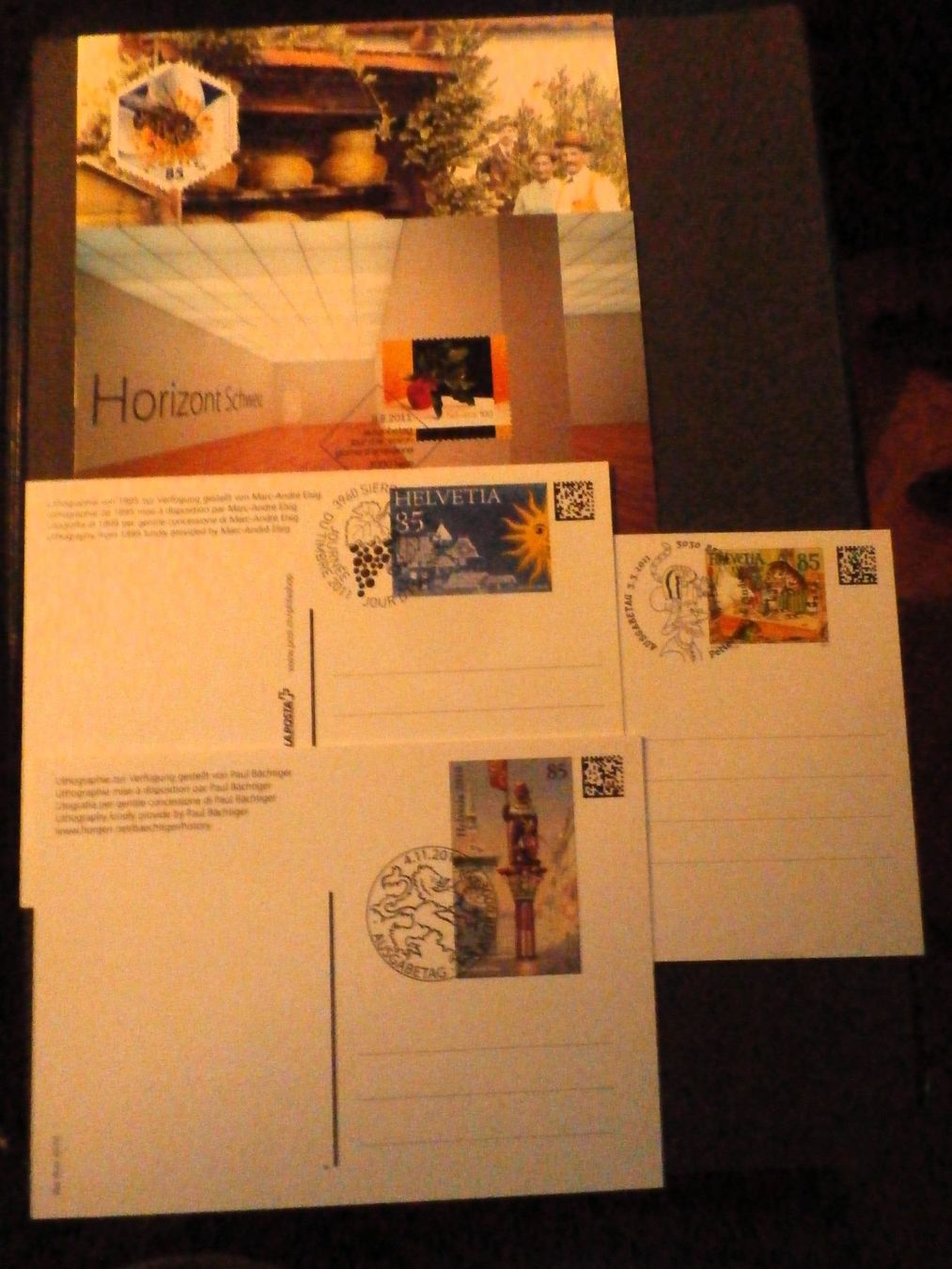 Alle Briefmarken: CH 5Postkarten  ET – Gebraucht aus Kehrsatz von Bernherb2 1