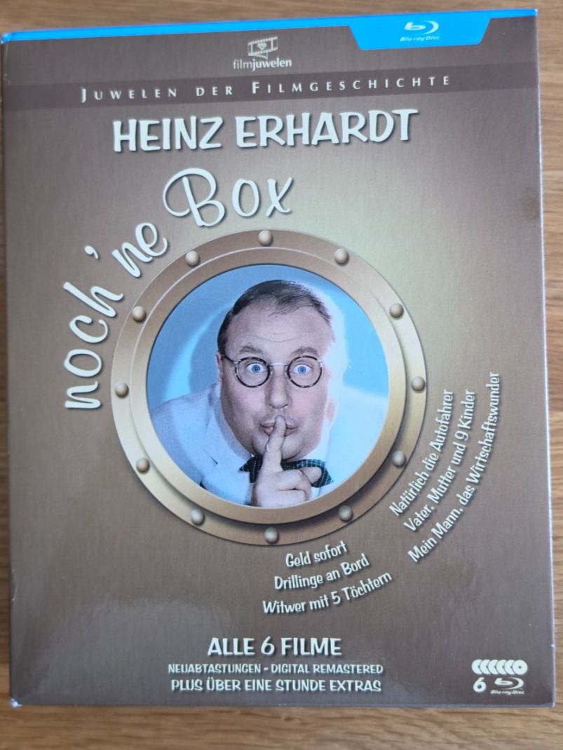Tutti i DVDs: HEINZ ERHARDT - NOCH'NE BOX - 6 Blu-Ray – Usato da Glarus venduto da Joeggi1