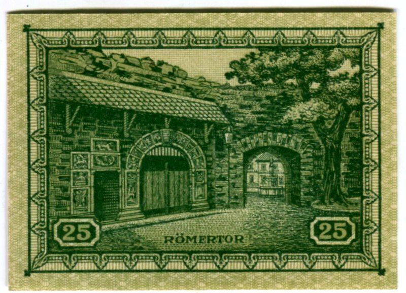 Banconote: Notgeld "25 Pfennig. Remagen 1921" – Usato da Basel venduto da Butsch5 1