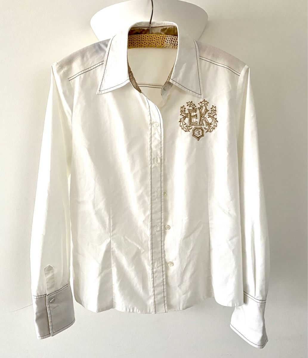 Camicette: Eugen Klein Bluse Offwhite Gr.38 – Usato da Jona venduto da Flamingoo 2