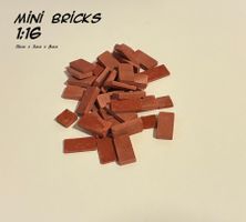 50 Mini Bricks 1:16 – Mattoncini realistici per modellismo