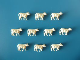 Set 10 Kuh, Spur H0, 1:87 oder Spur 0, 1:45, Safari, neu